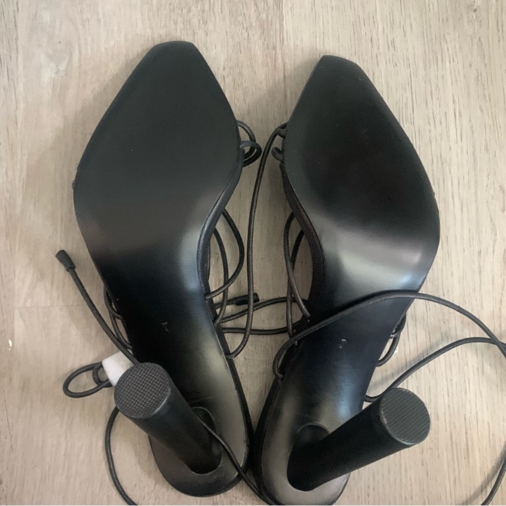 Song of Style Black Strappy Heels - Picture 9 of 9